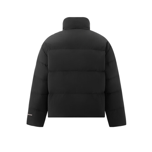 GROUND ZERO Autumn and Winter Couple Model 90 White Duck Down Stand Collar Thickened Warm Down Jacket Black S