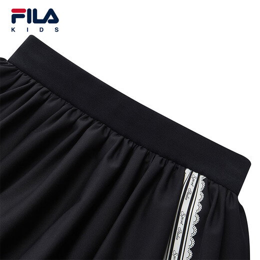 FILA Children's Clothing Skirt 2026 Spring New Girls and Children Casual A-Line Bubble Skirt Legend Blue-NV 105