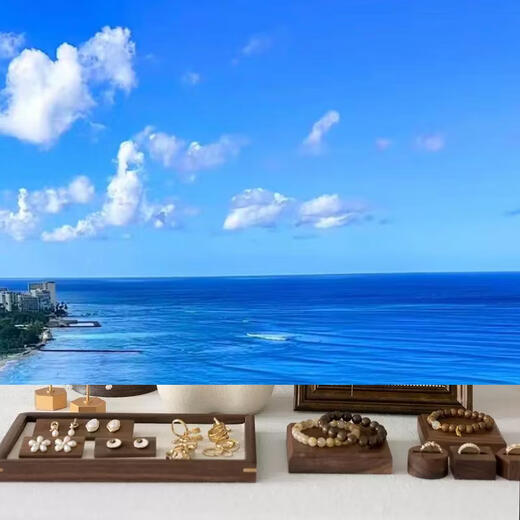 Yusenyi Standing Retro Photo Frame Jewelry Display Rack Wall-mounted Jewelry Necklace Earrings Bracelet Jewelry Counter Stall Display Soft Pack Jewelry Display Frame Medium Size Can Be Wall-Hung Can Stand 1 Floor