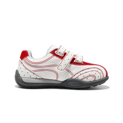 Saturday Children's Shoes Children's Moral Training Shoes 2026 Spring New Girls Soft Soled Casual Shoes Boys Light Sports Shoes Falling Cherry Red 28 Shoe Inner Length 18.1cm/Suitable for Foot Length 17.3cm