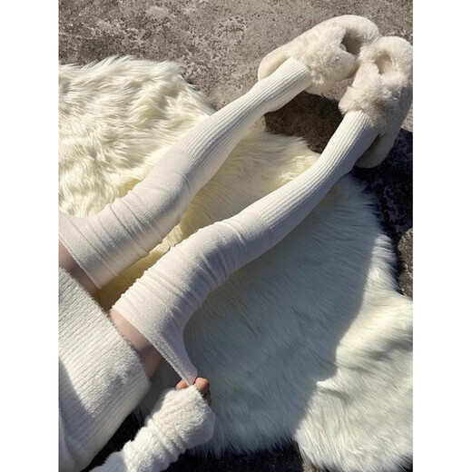 Complete plus velvet over-the-knee socks for women 2025 new thickened warm non-slip long stockings 3 colors one pair one size fits all