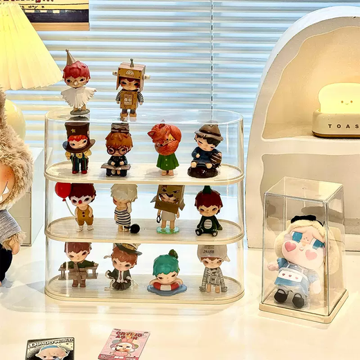 Yusenyi Pop Mart display box Ono Little Prince series blind box storage display stand popmart figure dust box Blind box display stand x single layer 2 pieces Blind box display stand x single layer 2 pieces