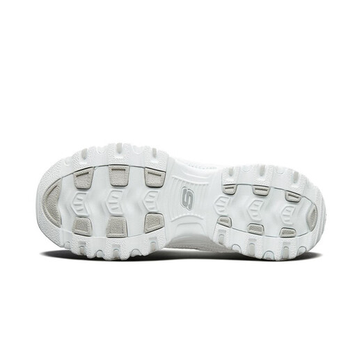 SKECHERS Damen Fashion komfortable lässige dicke alleinige trendige Panda Schuhe Dad Schuhe 11977 Weiß/WHT 35
