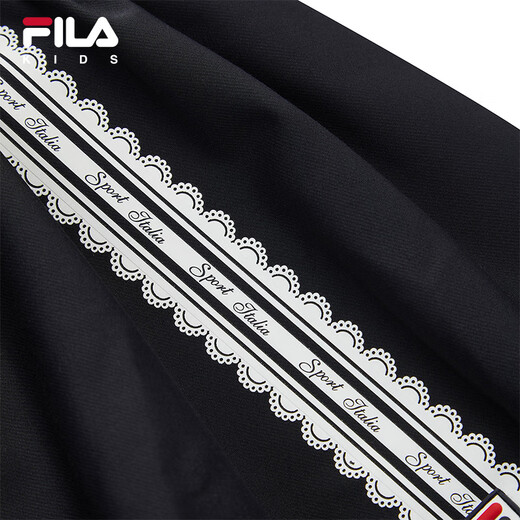 FILA Children's Clothing Skirt 2026 Spring New Girls and Children Casual A-Line Bubble Skirt Legend Blue-NV 105