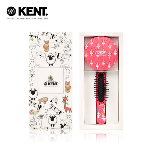 ENT Kent portable makeup mirror beauty mirror cute folding double-sided female LED with light adjustable small round mirror purple