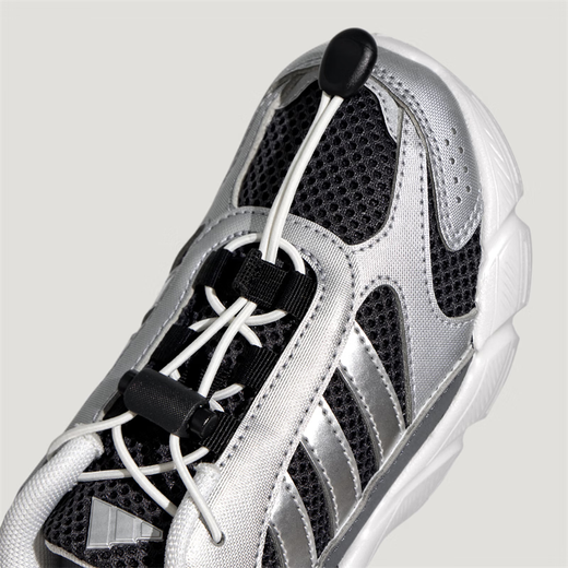 Adidas (adidas) 26 spring men's and women's size children's cushioning non-slip breathable sports shoes casual dad shoes KH5646KH7527 metallic silver/carbon black KH5646 children 31 12-K (suitable for feet 18.5cm long)