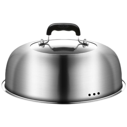 Pupan stainless steel steamer lid, high lid household round wok lid, transparent arched pot lid, bakelite handle steamer lid, product selection instructions before purchasing