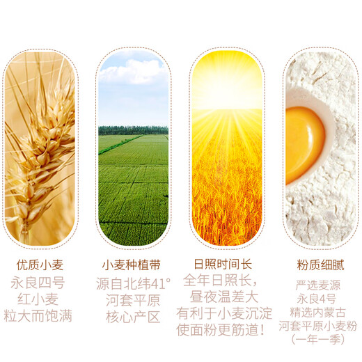 Qiheyuan Mehrzweck-Weizenmehl 10Jin Jin entspricht 0,5 kg Mehl. Hetao einfaches Mehrzweck-Weizenmehl 5 kg