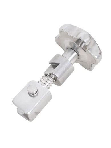 Stainless steel manhole cover lifting ring nut combined with screw buckle sleeve quick opening reactor locking bolt accessories 04 80 handwheel M18X120mm complete set