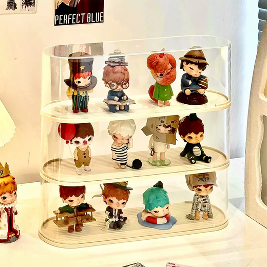 Yusenyi Pop Mart display box Ono Little Prince series blind box storage display stand popmart figure dust box Blind box display stand x single layer 2 pieces Blind box display stand x single layer 2 pieces