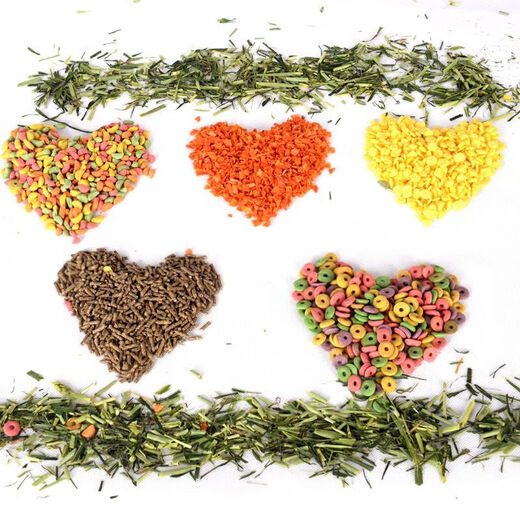 Rabbit, guinea pig, guinea pig, guinea pig grain mixed feed, rabbit grain contains VC, anti-coccidia, 5 Jin Jin is equal to 0.5 kg, 5 Jin Jin is equal to 0.5 kg, too much grass