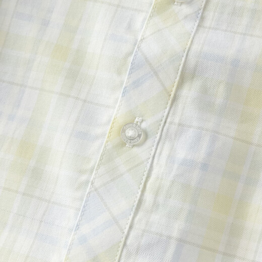 DAVE&BELLA boys plaid shirt 2026 spring new baby boy shirt children's long-sleeved bottoming shirt children's top blue and yellow plaid ready stock 120 cm (recommended height 110-120cm)