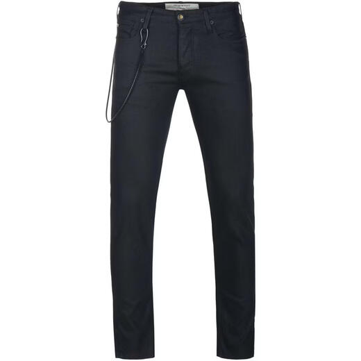 Armani (ARMANI) men's jeans stretch comfortable black slim fit daily commuting men's fashion simple black one size fits all | US 29 / 32