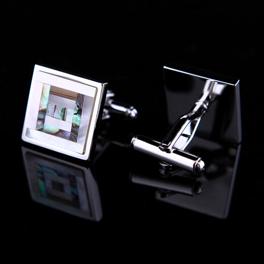 KFLK shell puzzle French shirt cufflinks men's light luxury custom shirt mother-of-pearl cuff buttons cufflinks Cufflinks K043