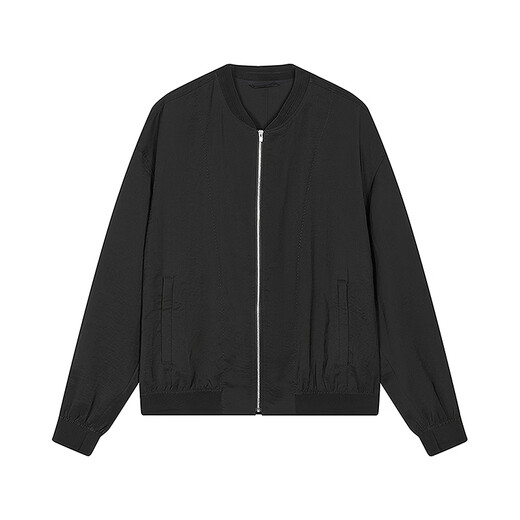 Sketch Men's 2026 Spring New Jacket H-shaped fit long-sleeved baseball collar 9Q3612100 001 Black L