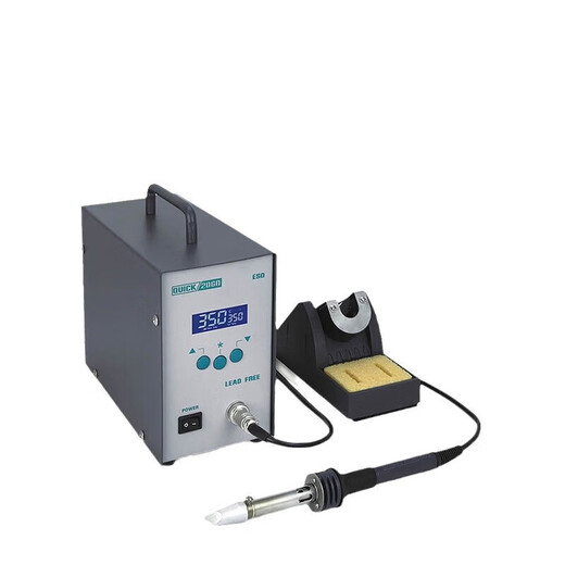 QUICK 320W high-power digital display soldering iron lead-free soldering station automatic sleep password locking soldering station QUICK 206D 320W/50 ~550