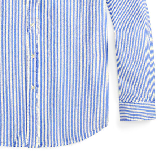 Polo Ralph Lauren Men's Spring 26 Classic Cotton Seersucker Striped Shirt RL100716 400-Multicolor M