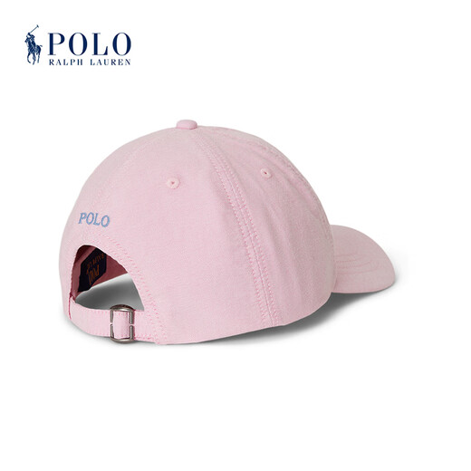 Polo Ralph Lauren Boys and Girls 26 Spring Cotton Oxford Cloth Baseball Cap RL44205 650-Light Rose ONE