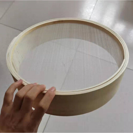 Flour sieve Household noodles Flour sieve solid wood fine sieve noodles Flour sieve ultra-fine wooden sieve Luo noodles fine sieve diameter 80 mesh 30cm