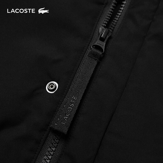 LACOSTE French crocodile men's 25 autumn and winter new warm thick cotton jacket | BH5142 031/black M /L 52