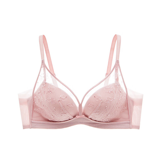 Maniform Comfortable Wireless Bra Push Up Bra Women's Underwear 090 Purple 80C