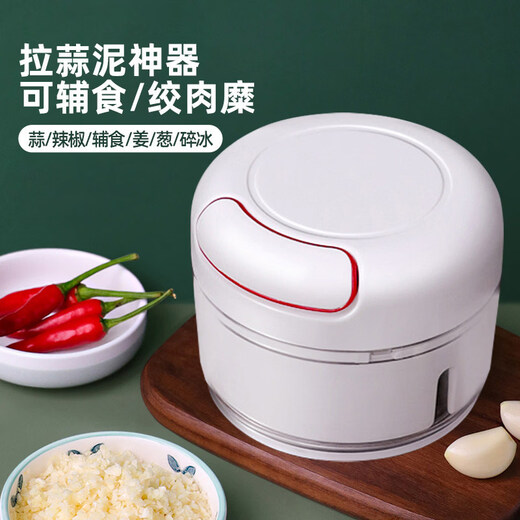 Pupan garlic artifact household mini garlic masher, minced garlic, garlic grinder, manual garlic cutting garlic press garlic mashed artifact 1 pack, easy and labor-saving, safe and does not hurt your hands