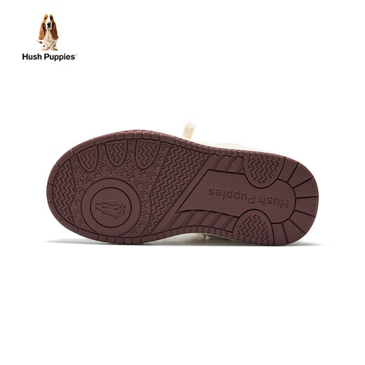 Hush Puppies Little Claw Children's Shoes Boys' Shoes 2026 Spring Children's Girls' Sports Shoes Running Soft Sole Casual Shoes HP6604005 Oatmeal Color 30