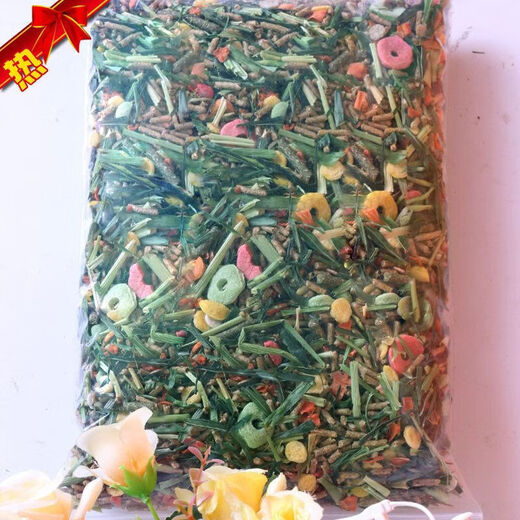 Rabbit, guinea pig, guinea pig, guinea pig grain mixed feed, rabbit grain contains VC, anti-coccidia, 5 Jin Jin is equal to 0.5 kg, 5 Jin Jin is equal to 0.5 kg, too much grass