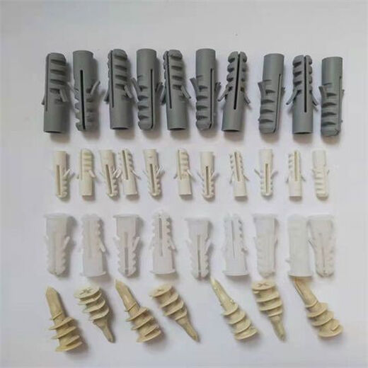 CLCEY small fish plastic plug self-tapping screw plastic expansion screw expansion plug expansion screw self-tapping door and window TV 8*150 1800 sets per box