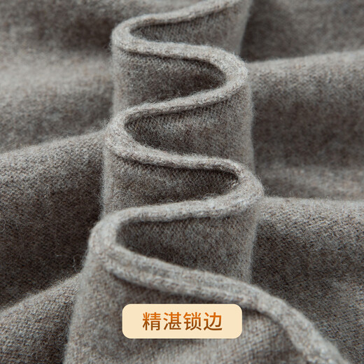 Rich collar contains cashmere & sheep wool sweater winter men's velvet thick round neck men's wool sweater knitted sweater for men