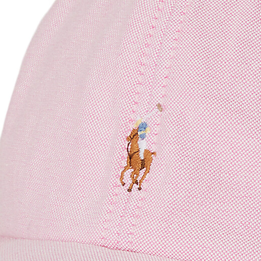 Polo Ralph Lauren Boys and Girls 26 Spring Cotton Oxford Cloth Baseball Cap RL44205 650-Light Rose ONE