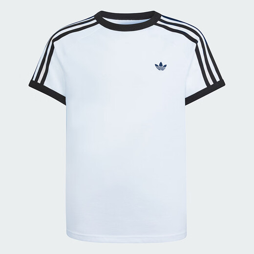 Adidas children's clothing 26 spring and summer children's T-shirt clover classic fashion boys and girls three stripes cotton sports short-sleeved KE0920