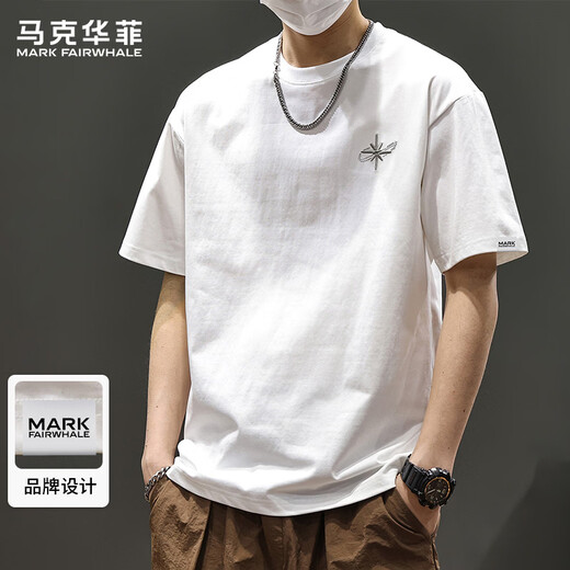 MARK FAIRWHALE short-sleeved T-shirt men's summer thin breathable short-sleeved men's fashion casual half-sleeved T-shirt youth tops
