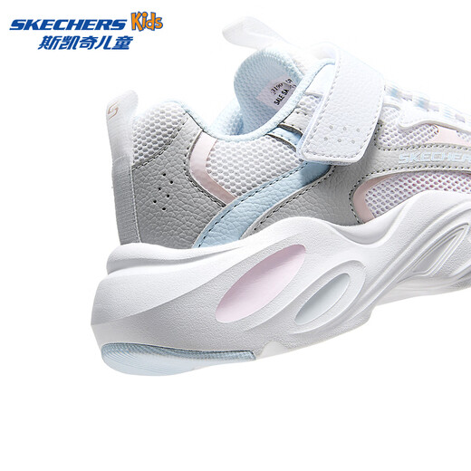Skechers girls Velcro dad sneakers spring and summer new non-slip breathable and comfortable children's shoes 319093L