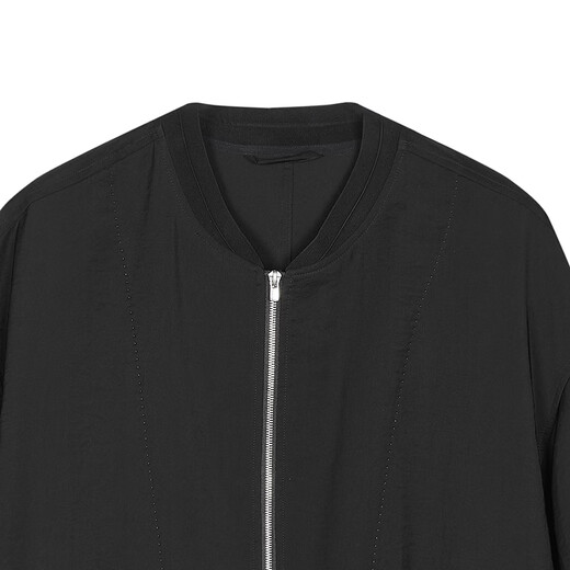 Sketch Men's 2026 Spring New Jacket H-shaped fit long-sleeved baseball collar 9Q3612100 001 Black L