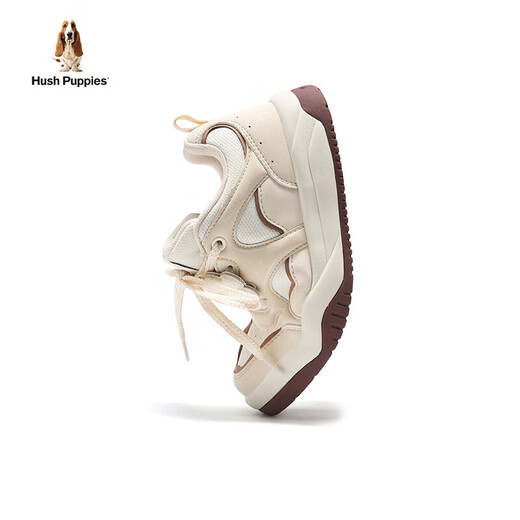 Hush Puppies Little Claw Children's Shoes Boys' Shoes 2026 Spring Children's Girls' Sports Shoes Running Soft Sole Casual Shoes HP6604005 Oatmeal Color 30