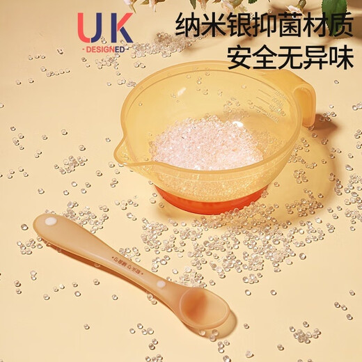 爱婴树婴儿保温碗套装宝宝辅食工具碗软硅胶勺米糊勺全套婴幼儿童餐具 【辅食六件套】礼盒装 豪华喂养礼/呵护陪伴成长