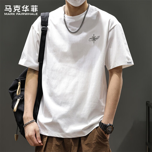 MARK FAIRWHALE short-sleeved T-shirt men's summer thin breathable short-sleeved men's fashion casual half-sleeved T-shirt youth tops