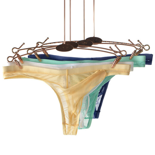 Men's self-masking underwear thong bullet separate thong for men mesh transparent men's breathable sexy large white M