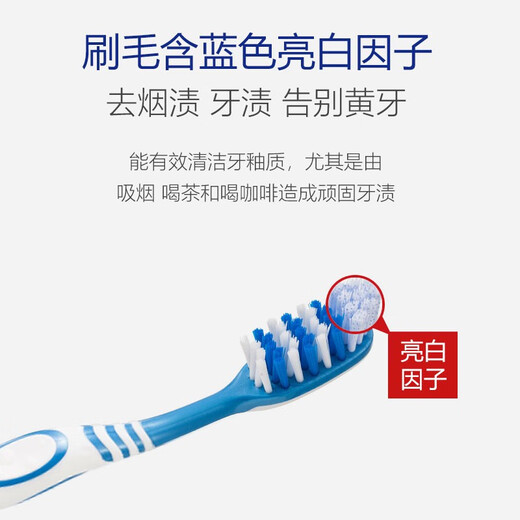 TRISA瑞士进口中硬毛牙刷男士专用高级高端硬毛中毛成人去烟渍家庭装女 组合7支装【灵动4支+去渍 3支 】