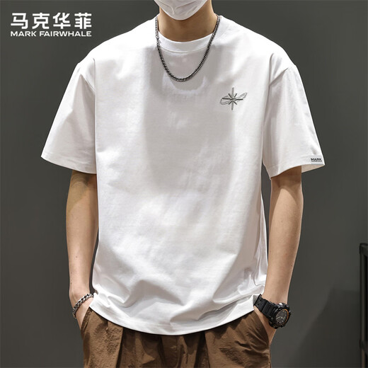 MARK FAIRWHALE short-sleeved T-shirt men's summer thin breathable short-sleeved men's fashion casual half-sleeved T-shirt youth tops