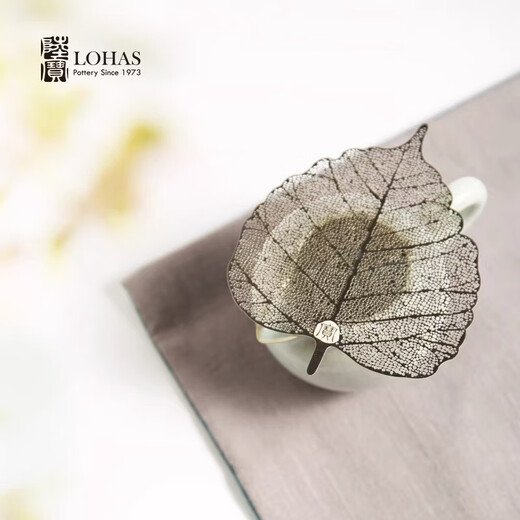 Lubao ceramic tea set tea filter set tea drain filter tea drain holder tea set tea mat accessories 304 stainless steel filter Ru kiln tea filter