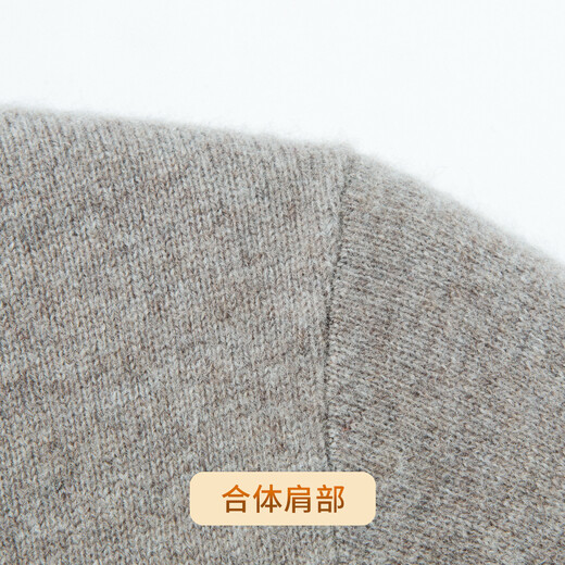Rich collar contains cashmere & sheep wool sweater winter men's velvet thick round neck men's wool sweater knitted sweater for men