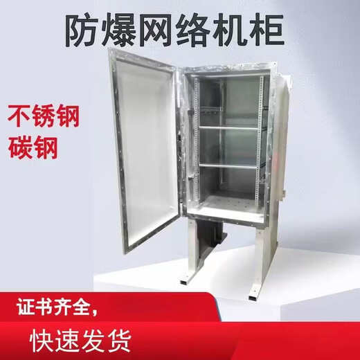 Explosion-proof network cabinet, anti-corrosion distribution box cabinet, carbon steel weak current cabinet, stainless steel switch chassis IIB/IIC monitoring 9U