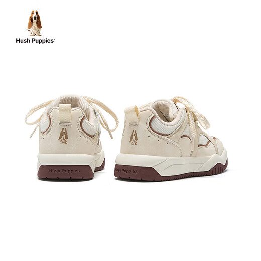 Hush Puppies Little Claw Children's Shoes Boys' Shoes 2026 Spring Children's Girls' Sports Shoes Running Soft Sole Casual Shoes HP6604005 Oatmeal Color 30