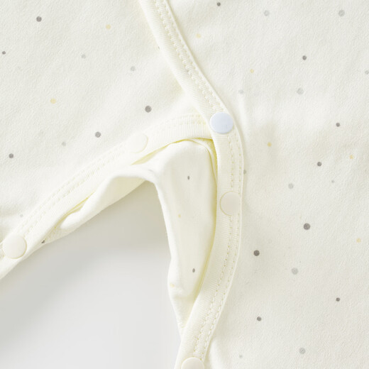 Tongtai (TONGTAI) baby jumpsuit spring and autumn pure cotton newborn crawling suit newborn baby crawling suit butterfly vest monk suit blue 59cm