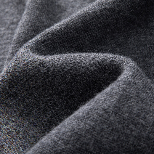 Kangaroo (DAISHU) 100% sheep wool autumn semi-worsted wool sweater stand collar zipper thickened full wool cardigan for men