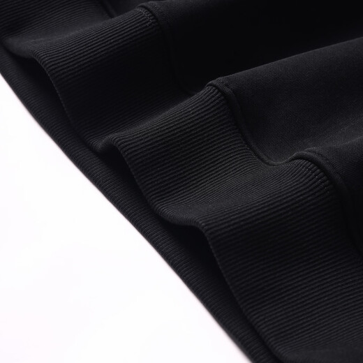 Fat brother plus size men's men's letter embossed zipper sweatshirt plus fat plus size fat casual top fat man spring and autumn jacket black 4XL (210-250Jin Jin is equal to 0.5 kg)