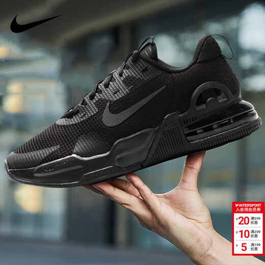 NIKE Men's Shoes 2026 New Spring Sports Shoes AIR MAX ALPHA TRAINER 5 Cushioning and Wear-Resistant Training Shoes DM0829-010 45