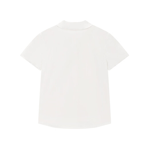 ELLE KIDS children's clothing doll collar embroidered short-sleeved shirt girls summer new French holiday lace top white 130